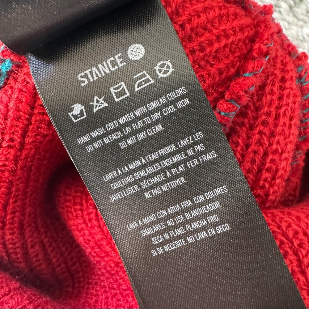 STANCE - ICON 2 SHALLOW BEANIE RED - Picture 9 of 12